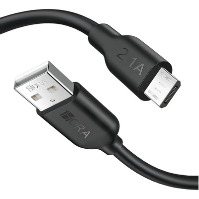 Cable USB a Micro USB V8 de 1Hora para Carga Rápida y Datos de 2m | Envío gratis