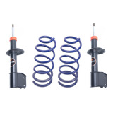 Kit Amortiguador + Espiral X2 Fiat Uno Fire Progresivos Del