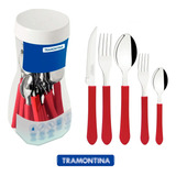 Conjunto De Talheres 20 Peças Leme Aço Inox Tramontina