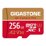 Tarjeta Micro Sd Gigastone 256gb, 4k Pro, A2 V30 P/
