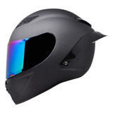 Casco De Moto De Fibra De Carbono