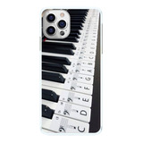 Capinha Notas Musicais Piano Teclado Capa De Celular