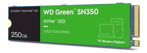 Disco Ssd Western Digital Sn350 250gb Nvme M.2 2280 Verde