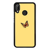 Funda Protector Uso Rudo Para Xiaomi Mariposa Amarillo 01