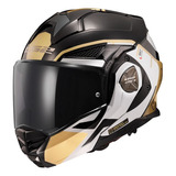 Casco Abatible Ls2 Ff901 Advant X Metryk Ngo/arena