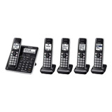 Teléfono Panasonic  Kx-tg985sk Inalámbrico 220v - Color Negro