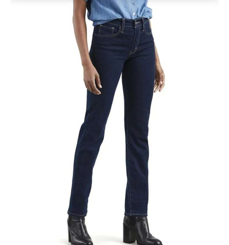 Pantalon Levis 724 High-rise Straght Talla 24x32 De Mujer-b6