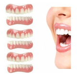 3×set De Prótesis Profesionales De Silicona Brillante Dentes