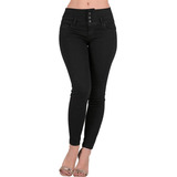 Jeans Básico Mujer Furor Negro 62104178 Barranquilla Stretch