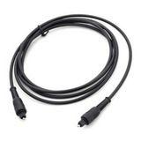 Cable De Audio Optico 2mm Grosor 1.5 Metros Negro