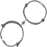 Pulseras De Iman Set De 2 Para Parejas Magnetica Amor