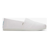 Alpargata Toms Caballero White Recycled Cotton Canvas