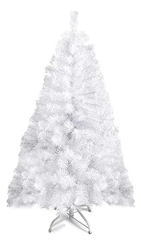 Árbol De Navidad Blanco De 4 Pies 320 Puntas Abeto Can...