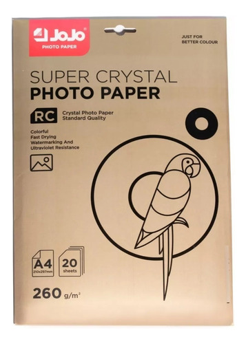 60 Folhas Papel Fotografico Glossy Microporoso 260gr A4