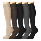 5 Pares De Calcetines De Mujer Y