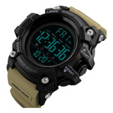 Reloj Digital Táctico Hombre Skmei 1384 Luz Led Contra Agua