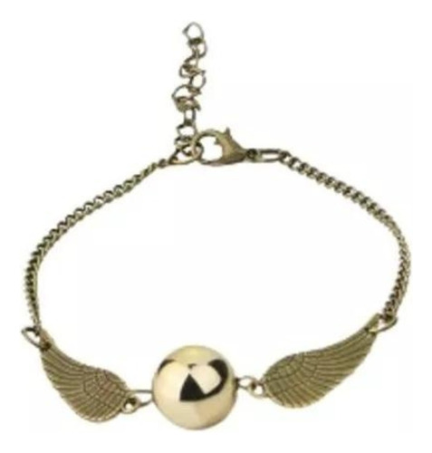 Pulsera Snitch Dorada Harry Potter Quidditch 