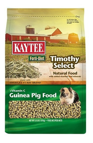 Alimento Para Cuyo Kaytee Forti-diet Timothy Select 1.59kg