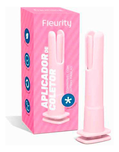 Aplicador De Coletor Menstrual Fleurity - 1 Un
