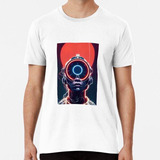 Remera Copia De Cyborg Con Casco De Realidad Virtual Algodon