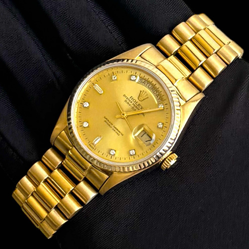 Rolex Day Date President 36mm Em Ouro Amarelo & Diamantes!!!