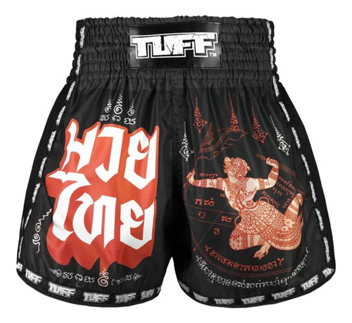 Short De Muay Thai Tuff Msc102-blk