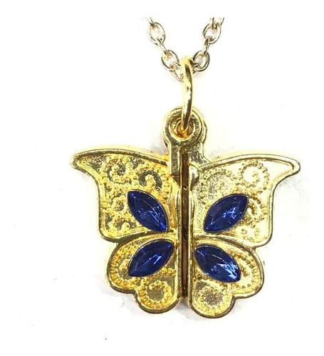 Colgante Mariposa Collar Mujer Hombre Cadena C Corazon