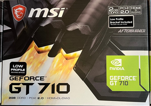 Placa De Video Msi Geforce Gt 710  2gb