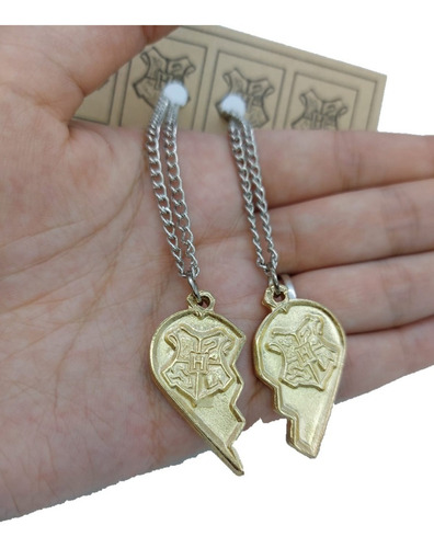 Colgantes Collares Amistad Pareja Harry Potter Hogwarts Hp