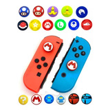4 Gomas ( 2 Pares ) Joycon Switch Nintendo Mario Zelda 