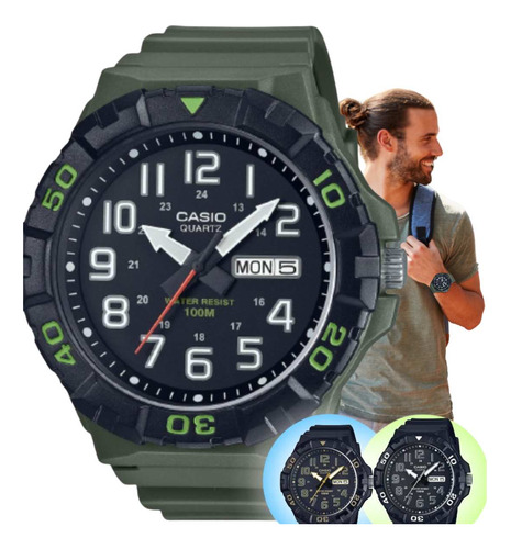 Relógio Casio Masculino Esporte Militar Mrw-210 Original Nfe