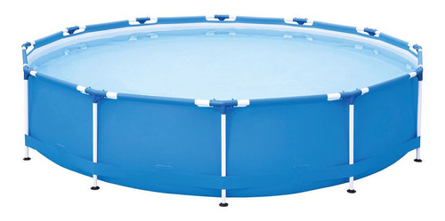 Piscina Circular Grande 7.000 Litros Cor Azul + Kit Reparo