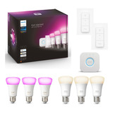 Kit De Inicio Philips Hue 3 Color + 3 Blanco + 2 Switchdim