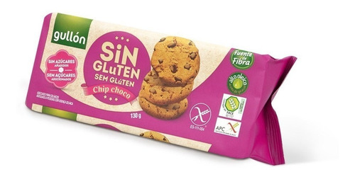 Galletitas Sin Gluten Chip Choco Gullón 130 Grms *gs*