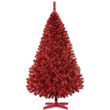 Arbol Navidad Rojo 220cm Pino Naviplastic Artificial Monarca