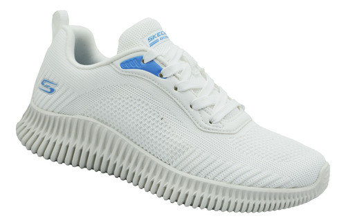 Tenis Skechers Bobs Geo Splendid Plus 117415/wht Blanco 