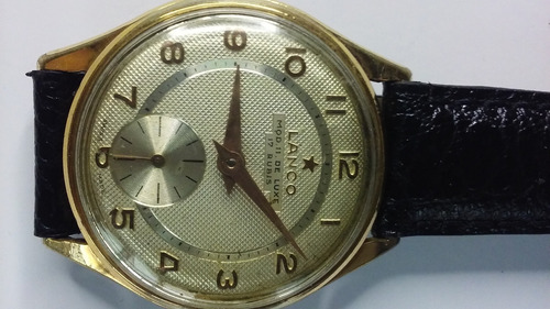 Antiguo Reloj Lanco Suizo Enchap. Oro Imperdible