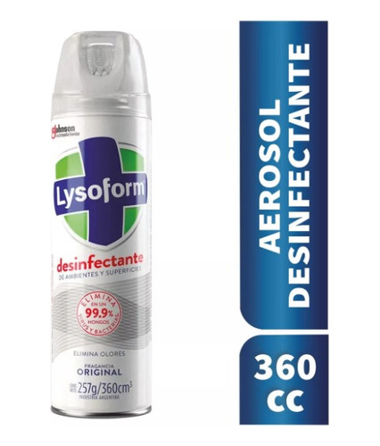 Lysoform Desinfectante De Ambientes Y Superficies 360 Cc