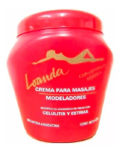 Loanda Crema Reductora Para Masajes Centella Asiatica X 450g