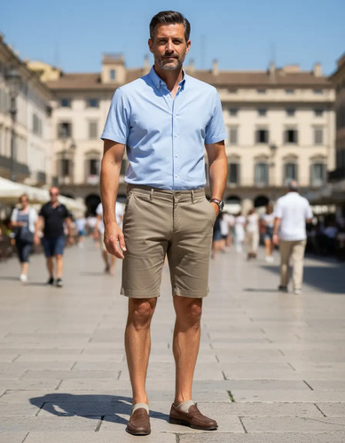 Bermuda Hugo Boss Slice-short Cafe 100% Nuevo Y Original