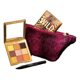 Huda Beauty Kit Wild Tiger Paleta + Delineador + Pochete Sombra Terracota