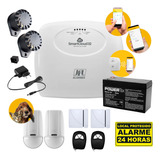 Kit Alarme Wifi Jfl 2 Sensores Infra 2 Magnéticos E 2 Sirene