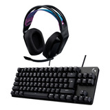 Combo Logitech G Teclado G413 Tkl Se + Audífono Gamer G335