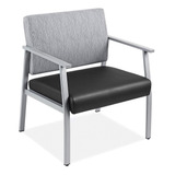 Silla Para Visitas - Urbana, Grande, Negra/gris - Uline