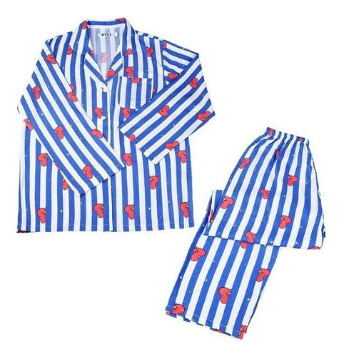 Kpop Bts Bt21 Precioso Pijama Fino De Verano