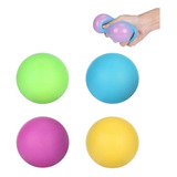 Juguete Colorido Squeeze Ball Stress Para Adultos Y Niños, 4