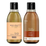 Óleo De Ricino 100% Natural + Óleo De Coco 100ml Farmax