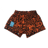 Short Hombre Training Mano Maori Naranja