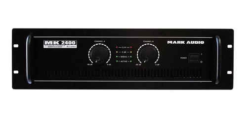 Amplificador Potencia Mark Audio Mk 2400 Estereo 400w Rms