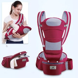 Cargador Canguro Ergonomico Asiento Y Maletica Para Bebe 